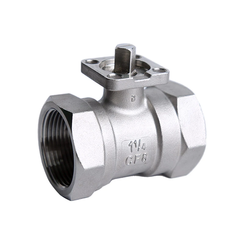 1PC Stainless Steel Direct Mount Ball Valve 1PC Stainless Steel Direct Mount Ball Valve