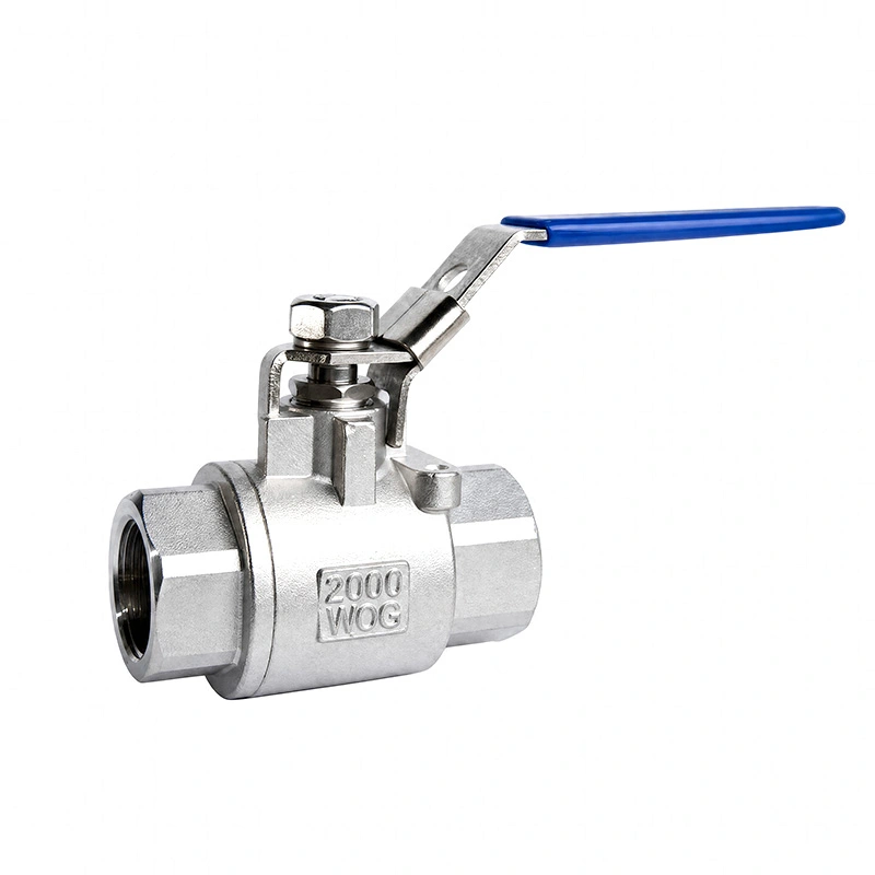 2PC Ball Valve 2000WOG ກັບອຸປະກອນລັອກ 2PC Ball Valve 2000WOG ກັບອຸປະກອນລັອກ