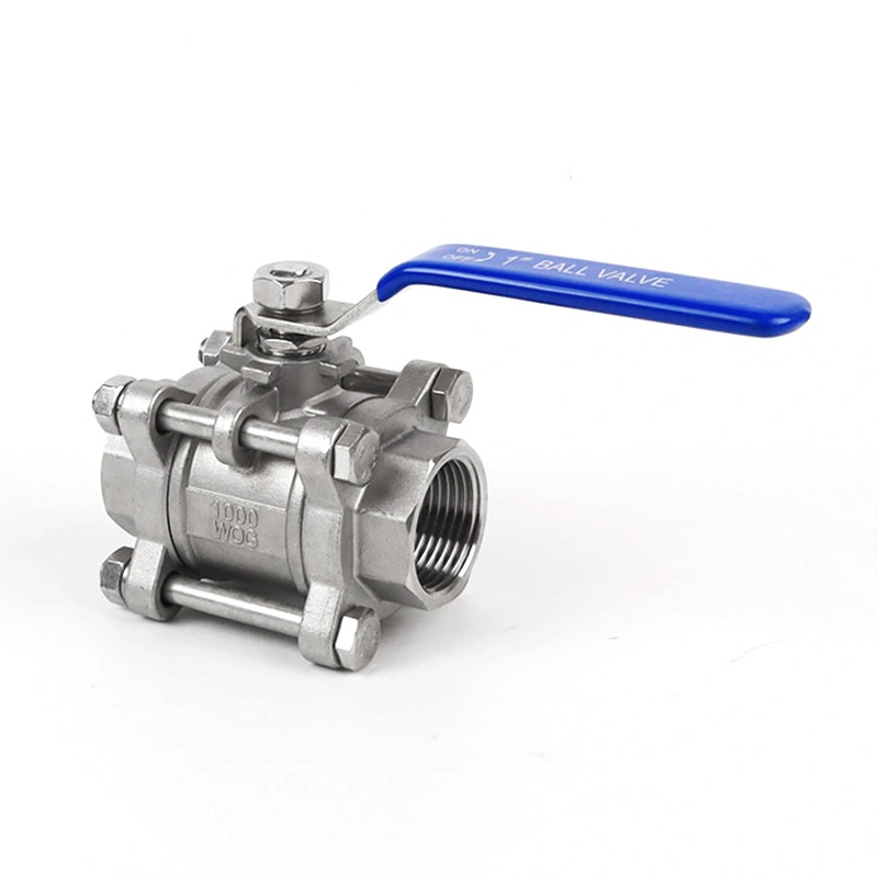3PC Heavy Duty Ball Valve ທີ່ມີອຸປະກອນລັອກ