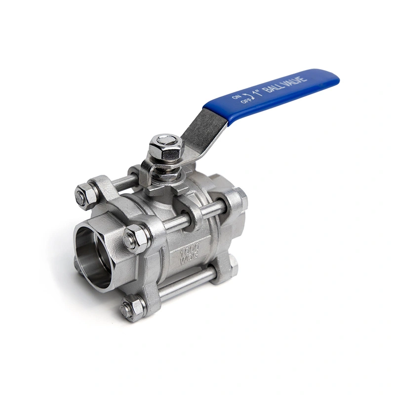 3PC Socket-welded Ends Stainless Steel Ball Valve