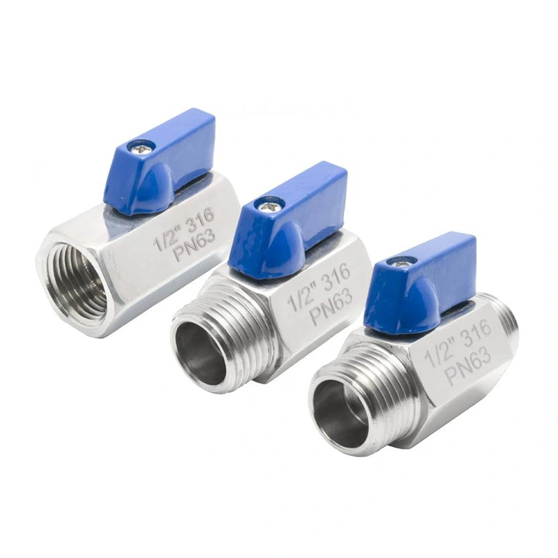 ສະແຕນເລດ Mini Ball Valve
